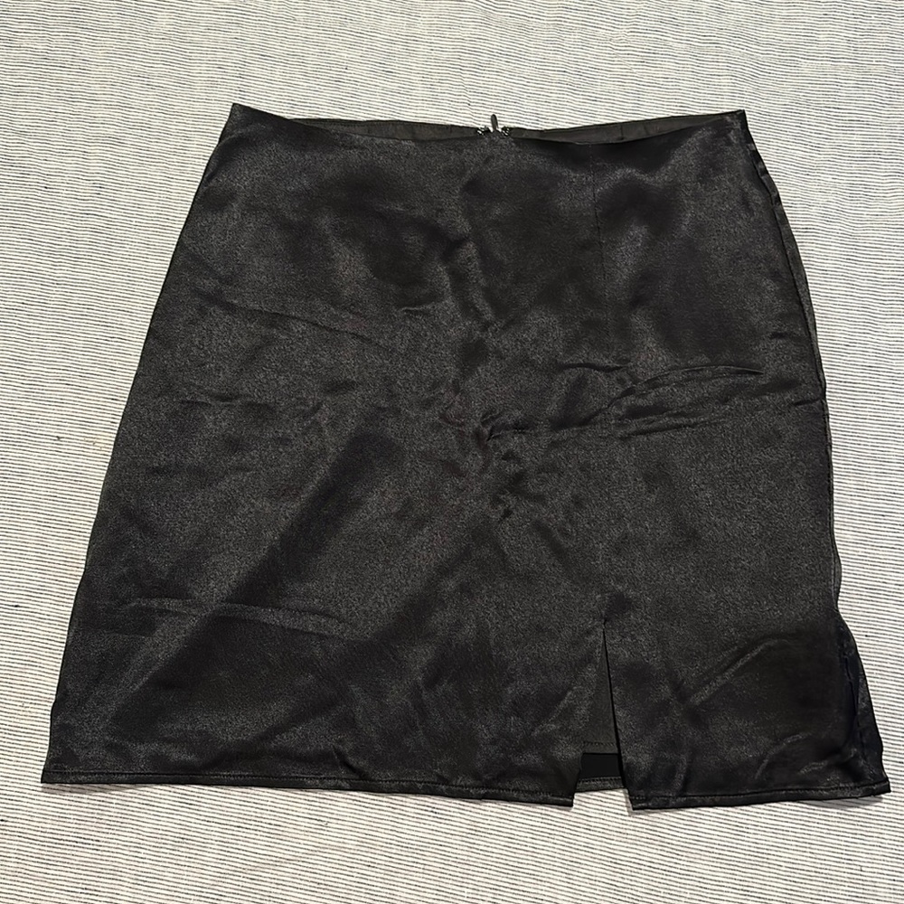 & other stories lined silk like mini skirt